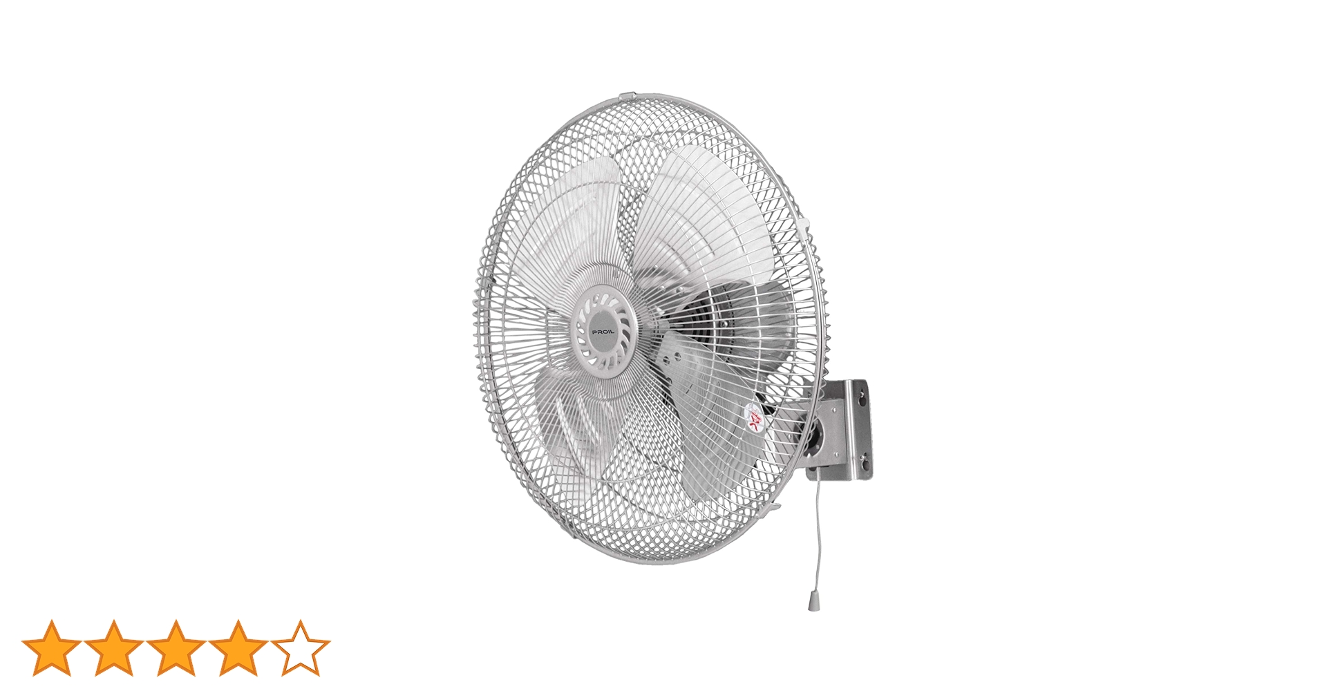 Amazon.co.jp: プロイル 業務用扇風機 工場扇 壁掛け型 45cm アルミ